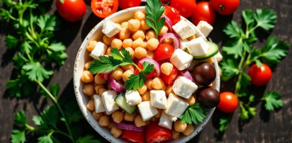 The Best Mediterranean Chickpea Salad: A Fresh and Seasonal Masterpiece The Best Mediterranean Chickpea Salad: A Fresh and Seasonal Masterpiece